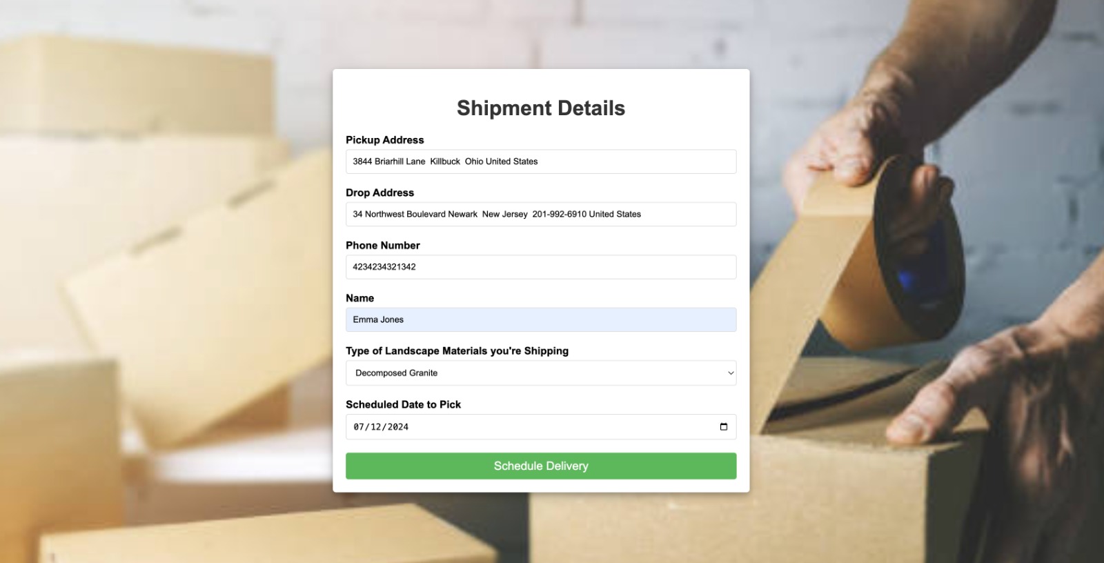 Shipment
